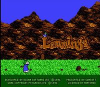 Lemmings, capture d'écran